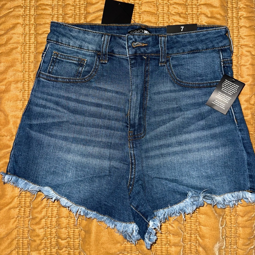 Denim shorts